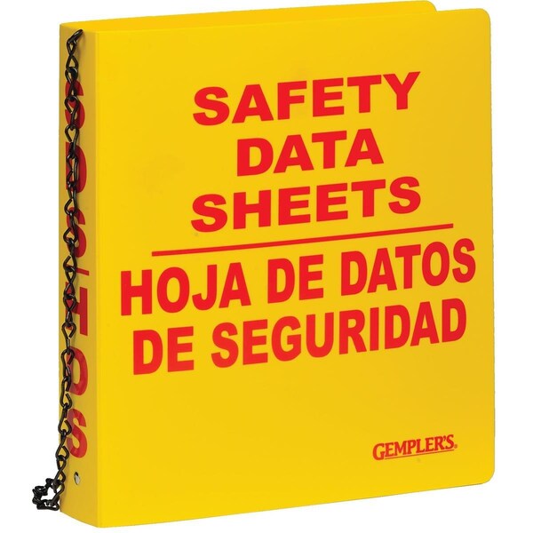 Msds Binder, English, 1-1/2 In. Ring Size